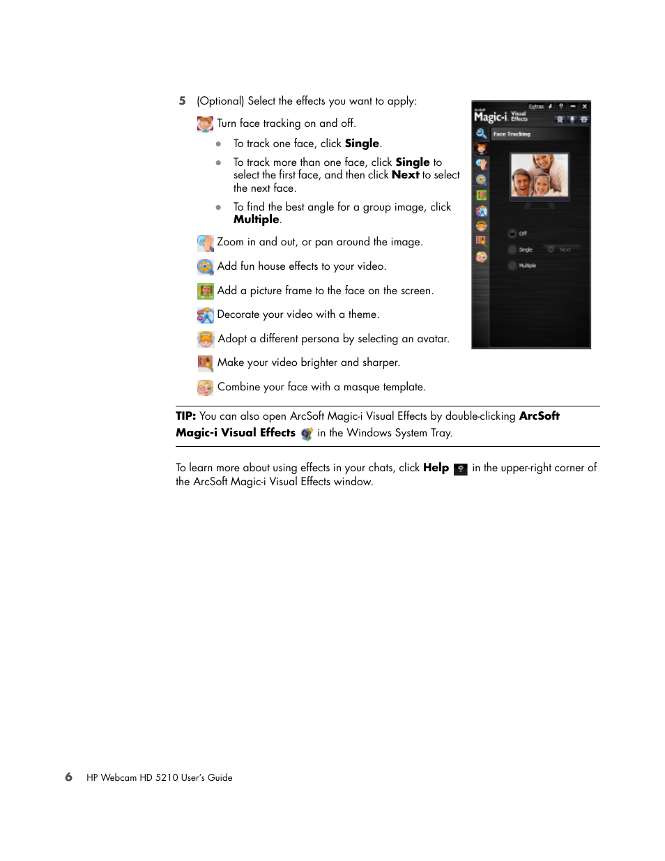 HP HD-5210 Webcam User Manual | Page 10 / 24