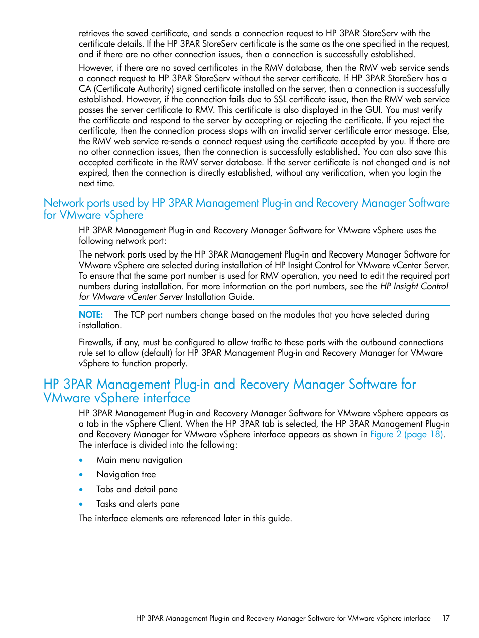 HP 3PAR Application Software Suite for VMware Licenses User Manual | Page 17 / 117