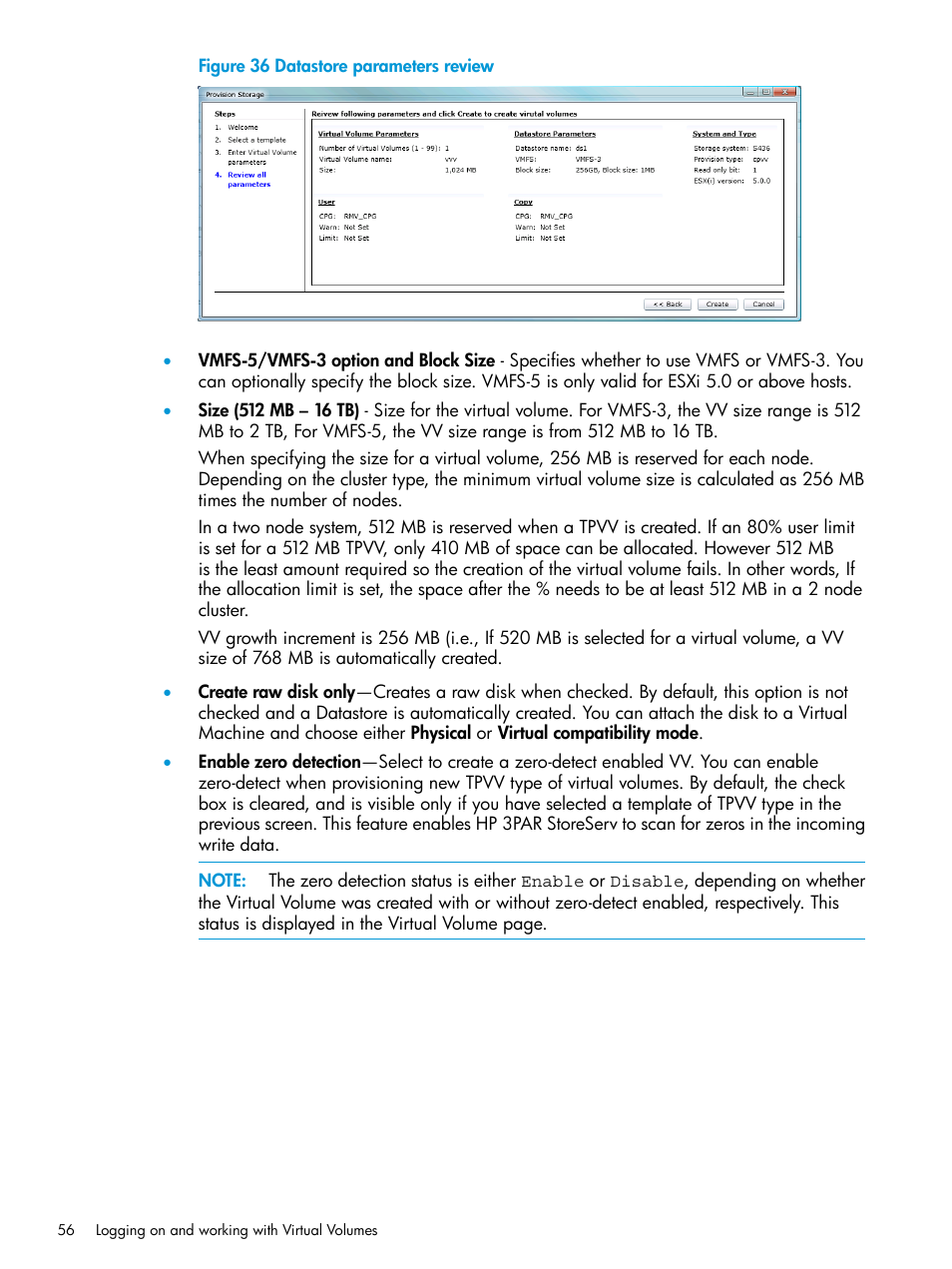 HP 3PAR Application Software Suite for VMware Licenses User Manual | Page 56 / 117