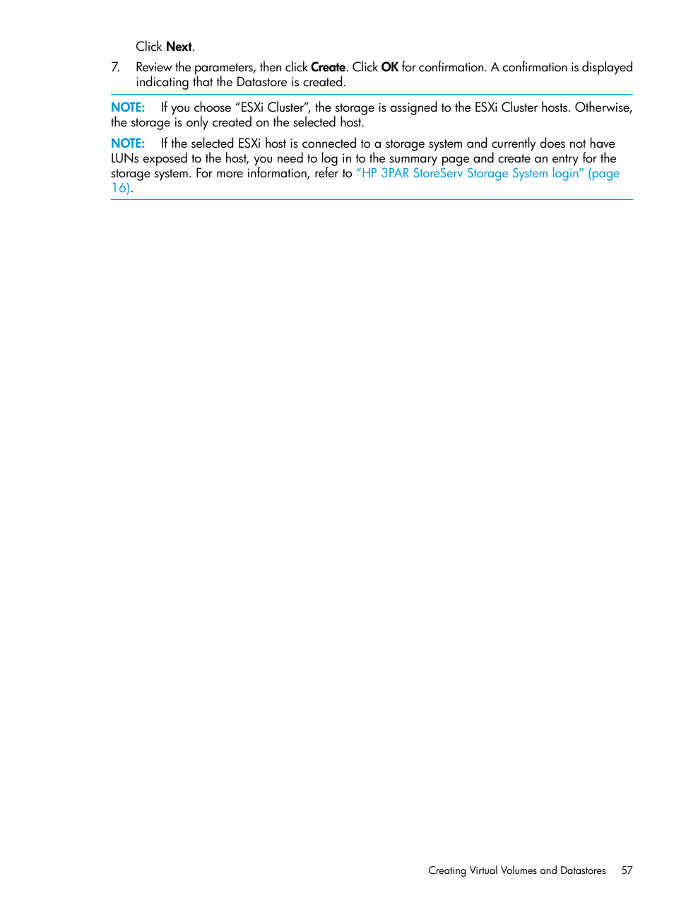 HP 3PAR Application Software Suite for VMware Licenses User Manual | Page 57 / 117