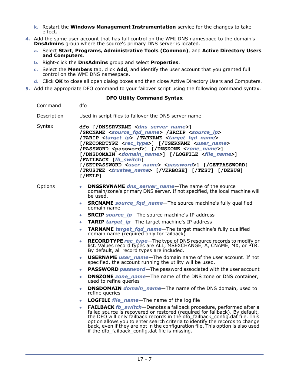 HP Storage Mirroring V5.1 Software User Manual | Page 118 / 208