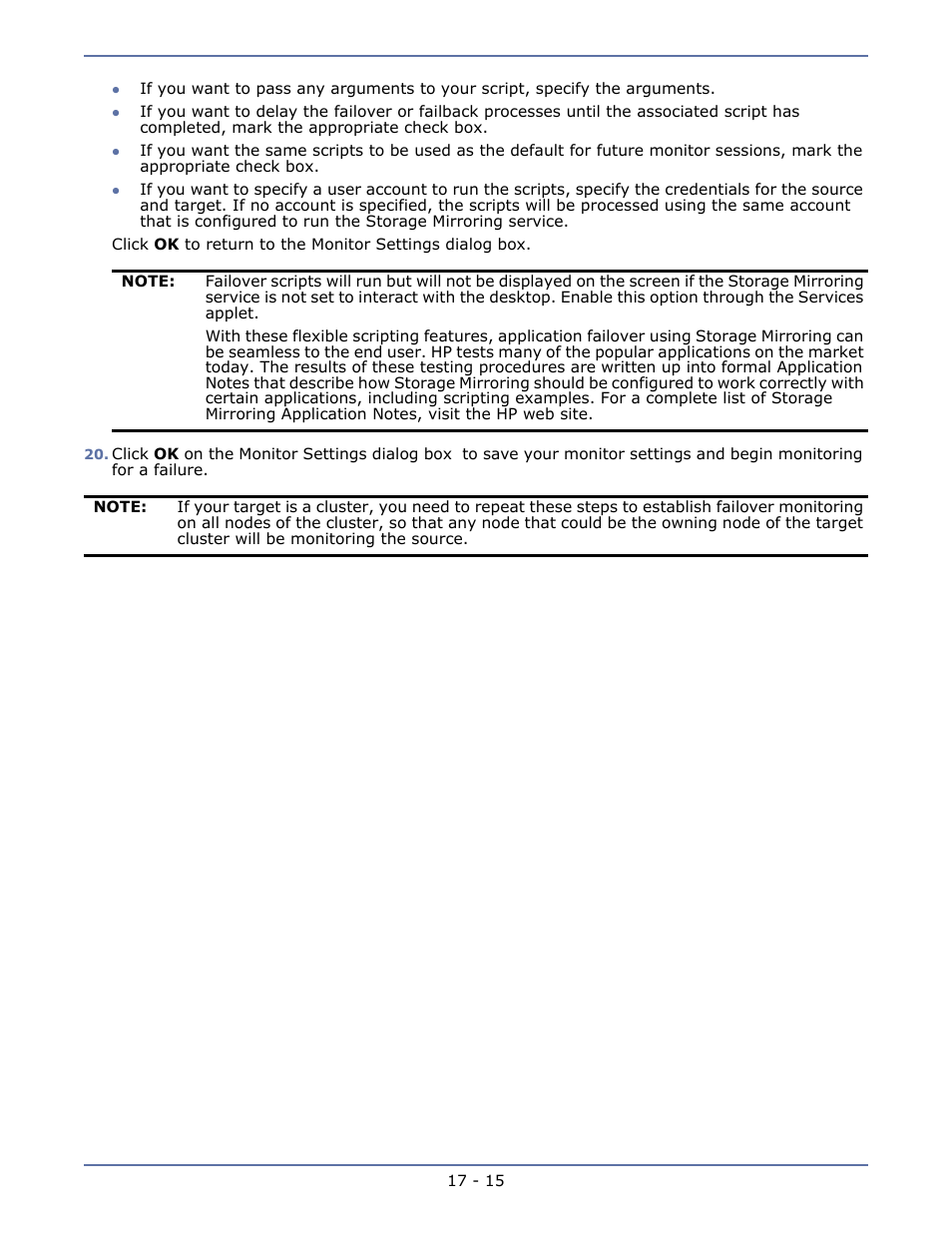 HP Storage Mirroring V5.1 Software User Manual | Page 126 / 208