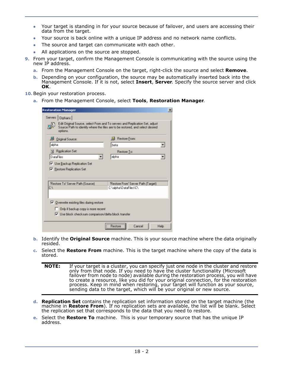 HP Storage Mirroring V5.1 Software User Manual | Page 131 / 208