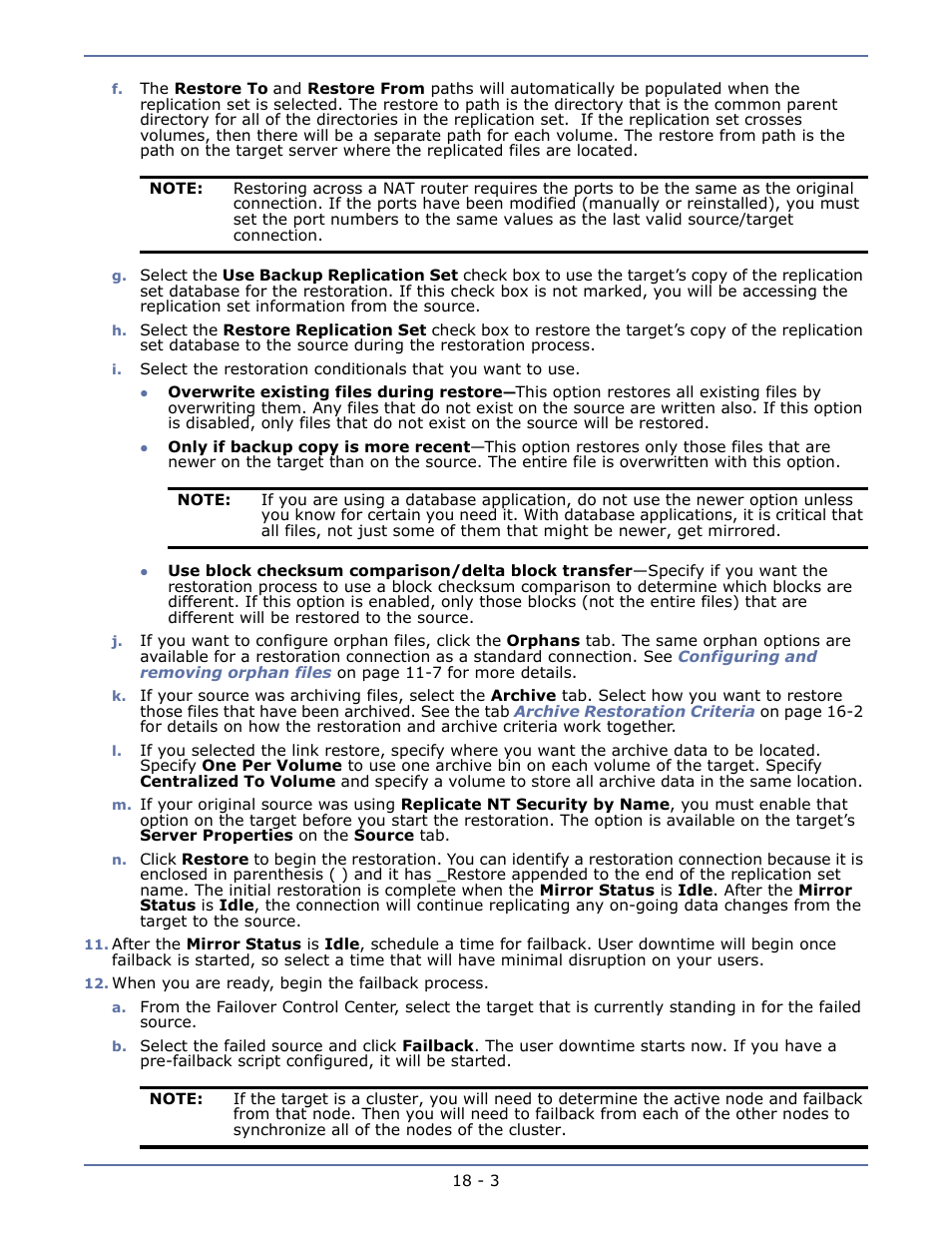 HP Storage Mirroring V5.1 Software User Manual | Page 132 / 208