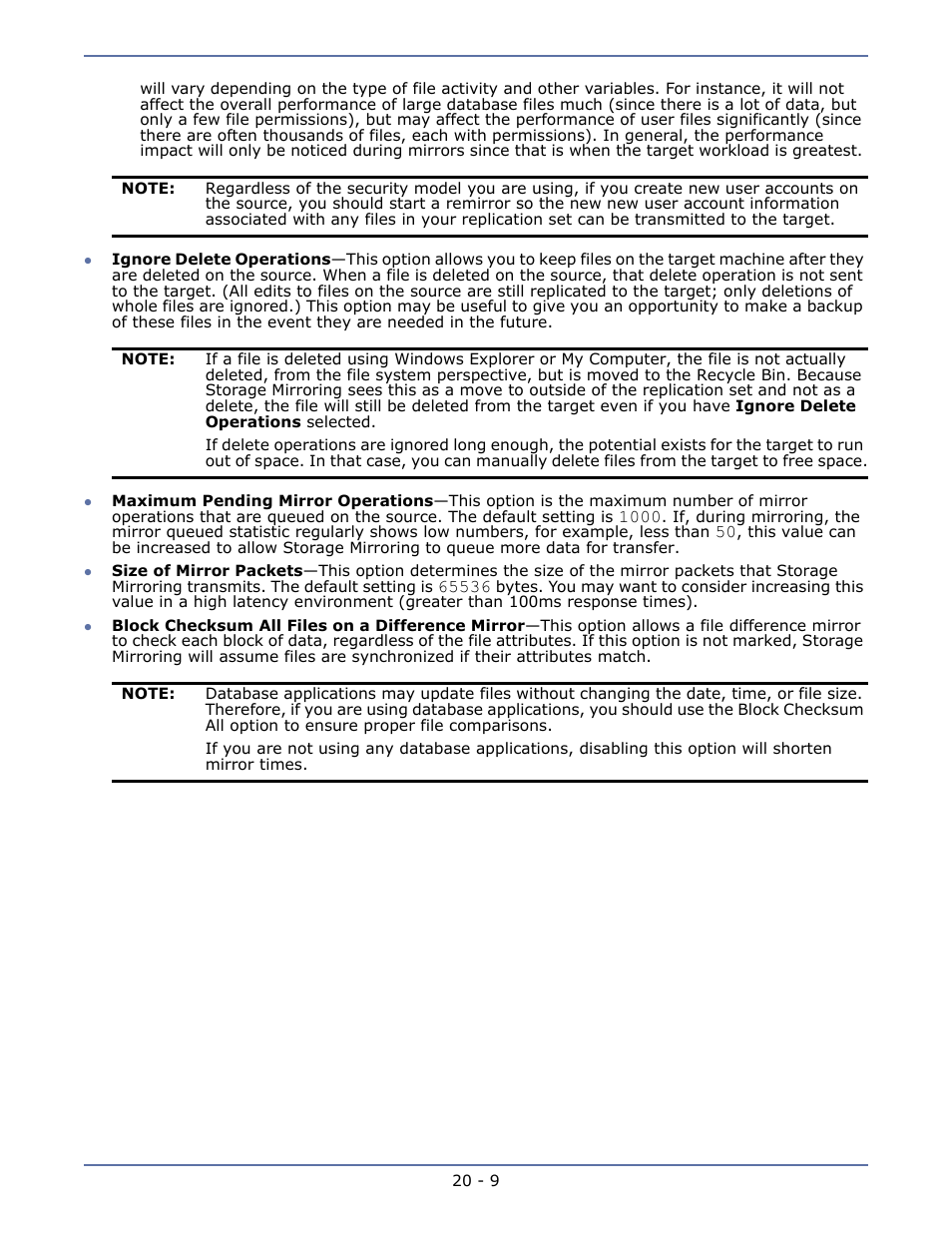 HP Storage Mirroring V5.1 Software User Manual | Page 188 / 208