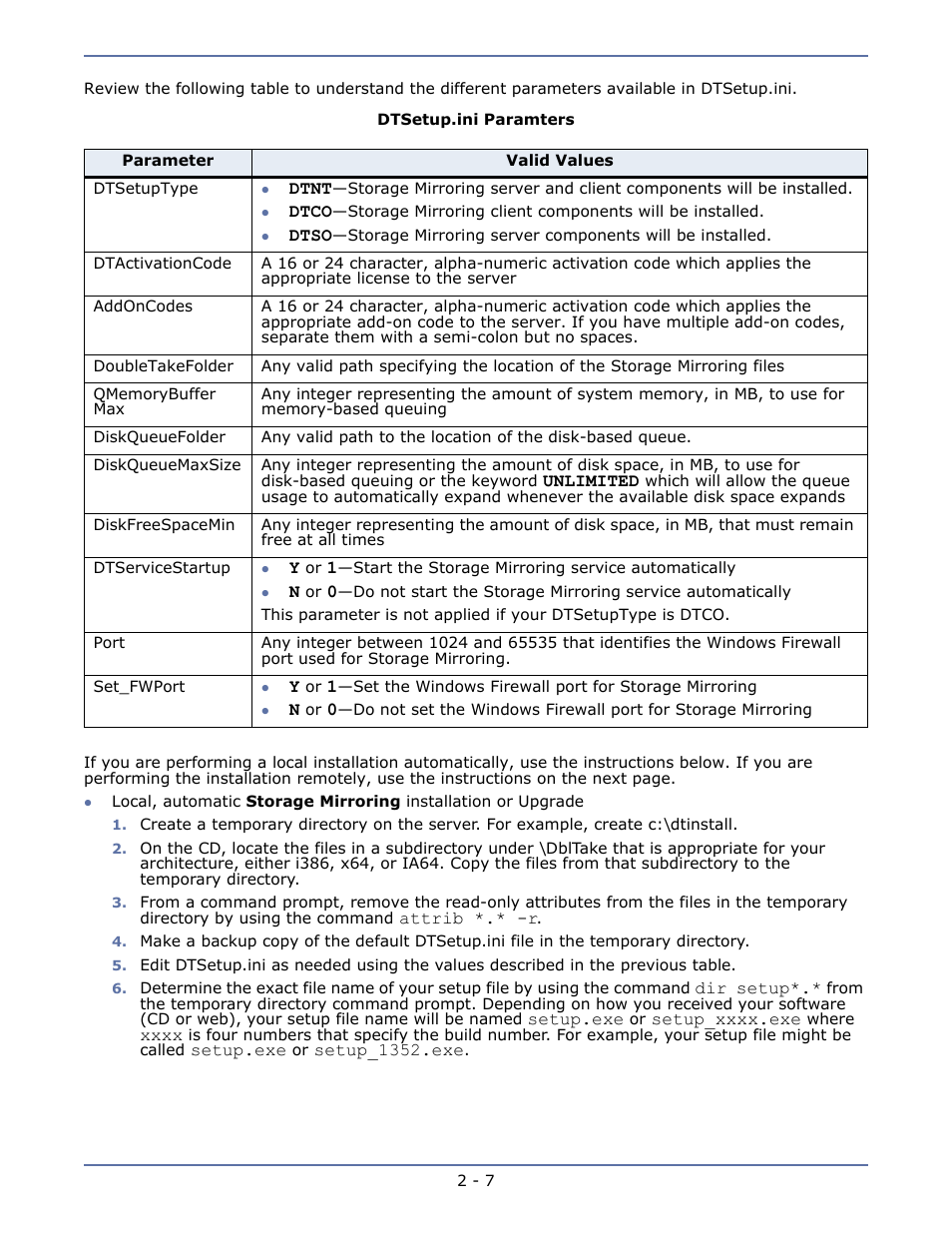HP Storage Mirroring V5.1 Software User Manual | Page 28 / 208