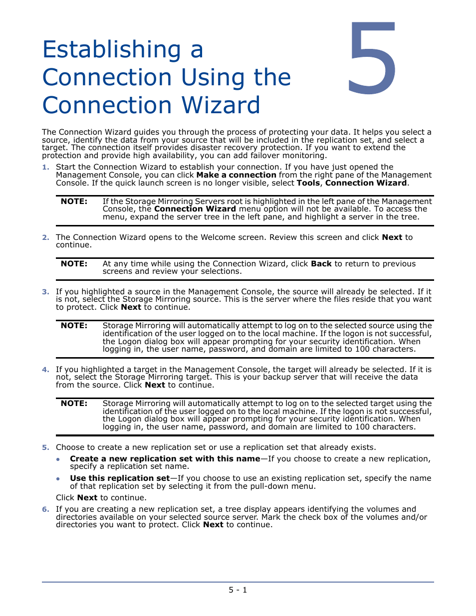 HP Storage Mirroring V5.1 Software User Manual | Page 47 / 208