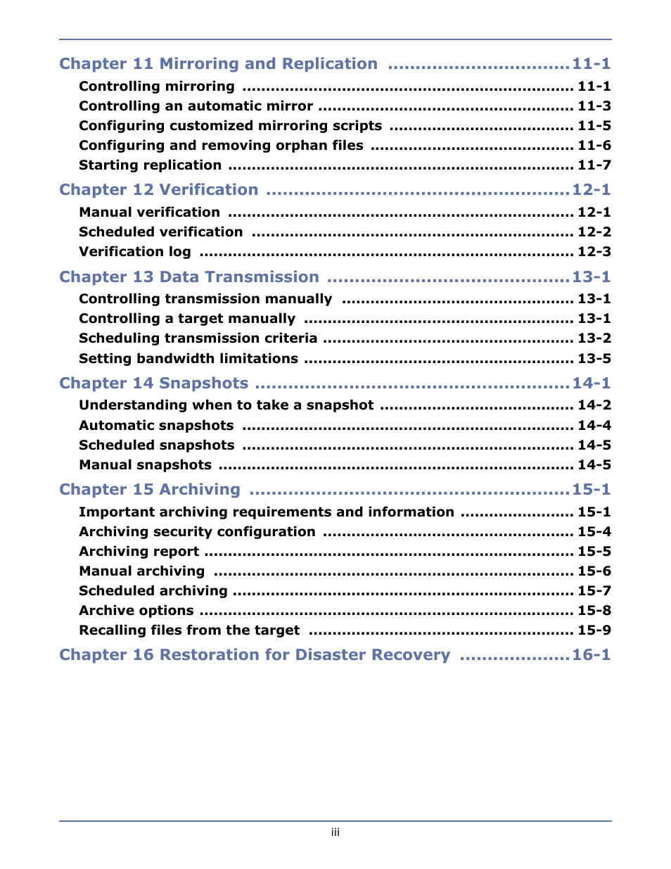 HP Storage Mirroring V5.1 Software User Manual | Page 5 / 208
