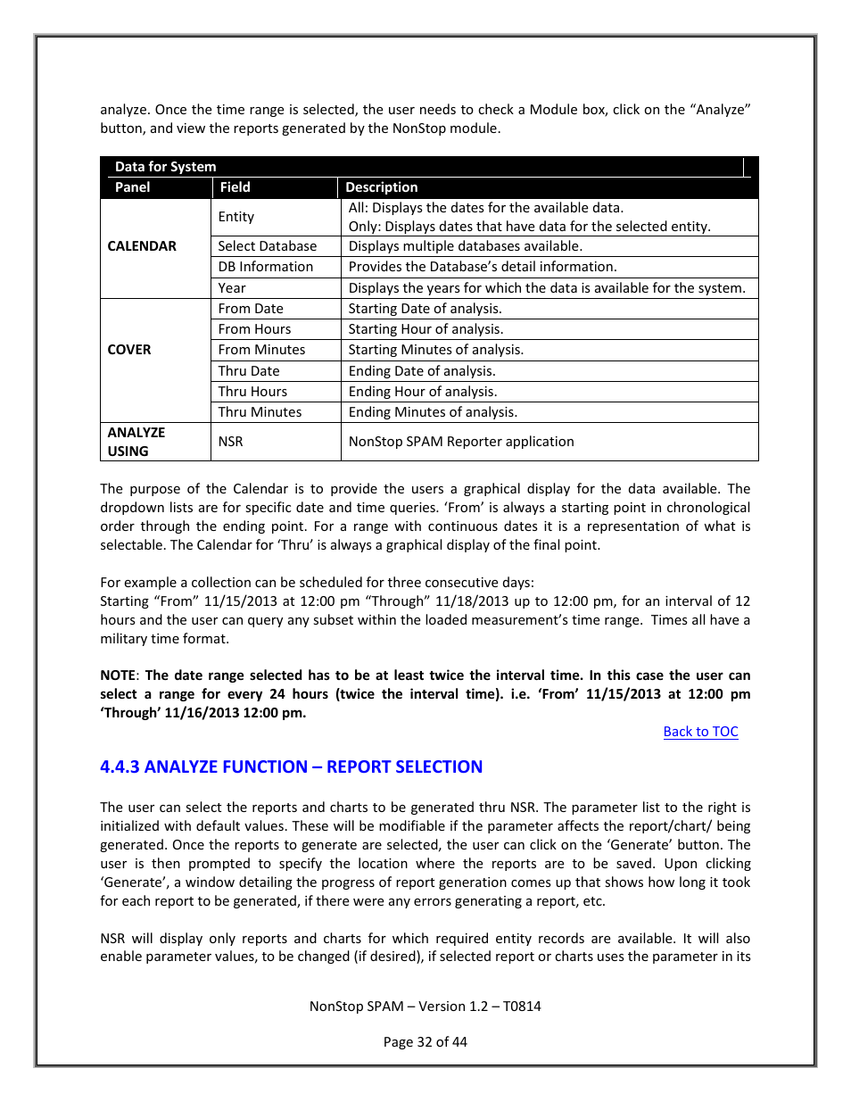 Analyze function – report selection, 3 analyze function – report selection | HP Integrity NonStop H-Series User Manual | Page 33 / 45