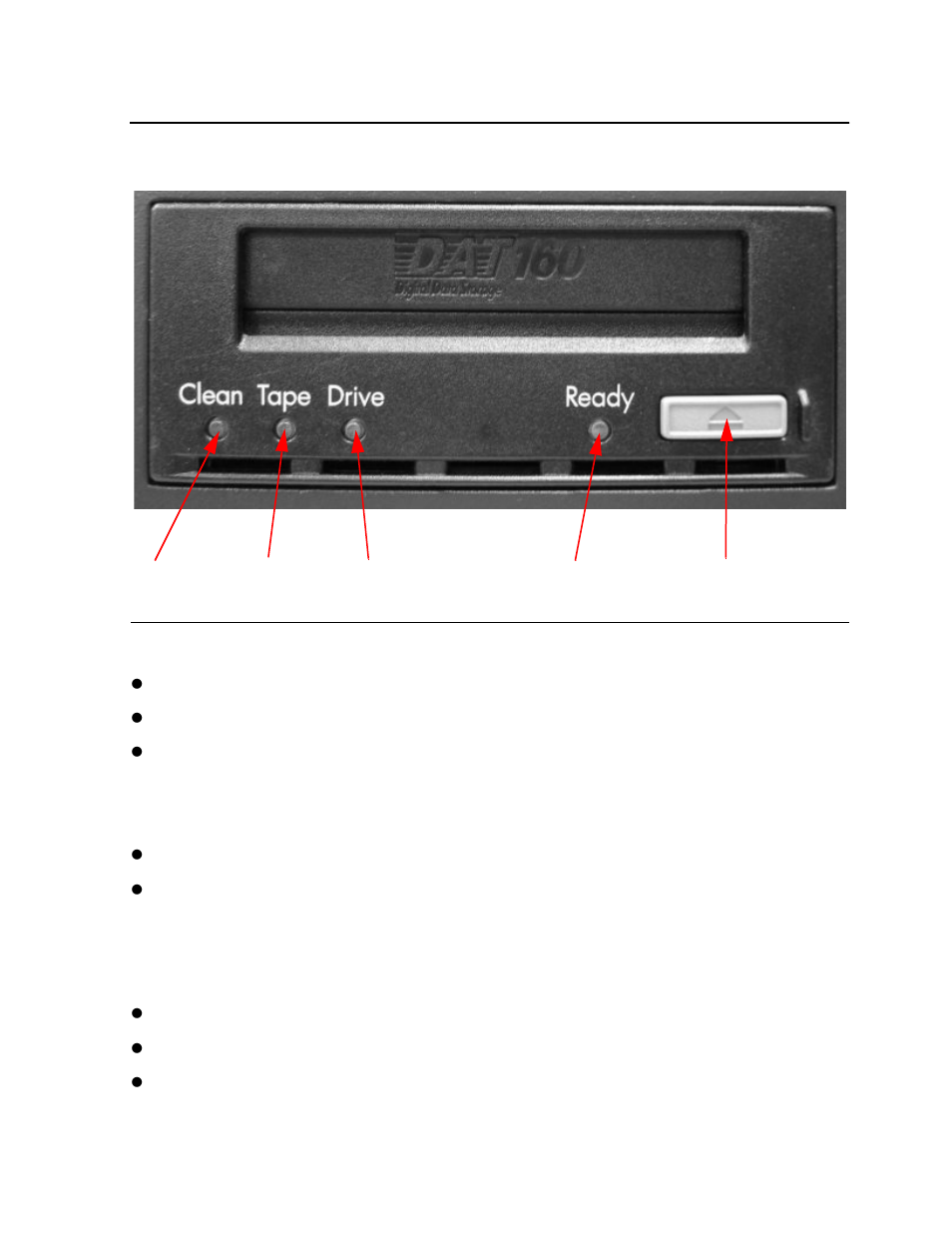 Figure 3-2, Front view of tape drive | HP Integrity NonStop J-Series User Manual | Page 20 / 44