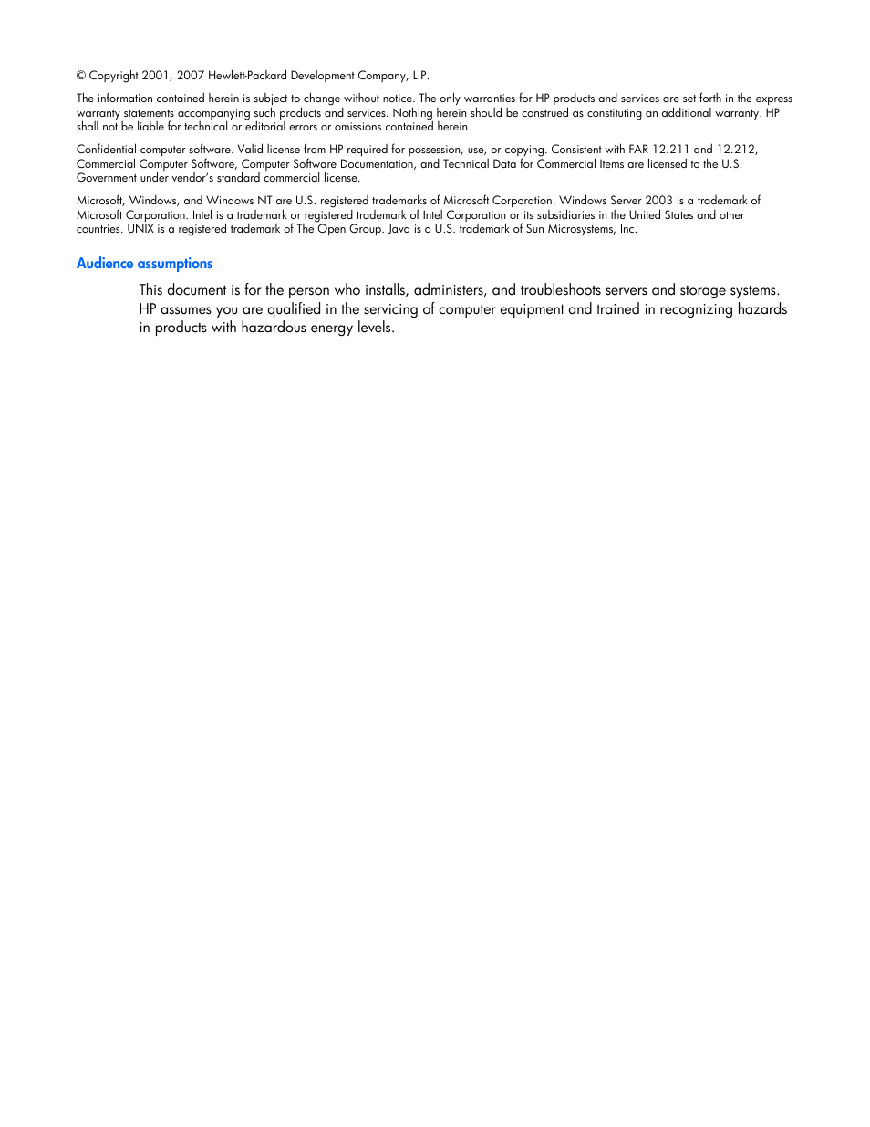 Notice | HP Remote Insight Lights-Out Edition II Board User Manual | Page 2 / 105