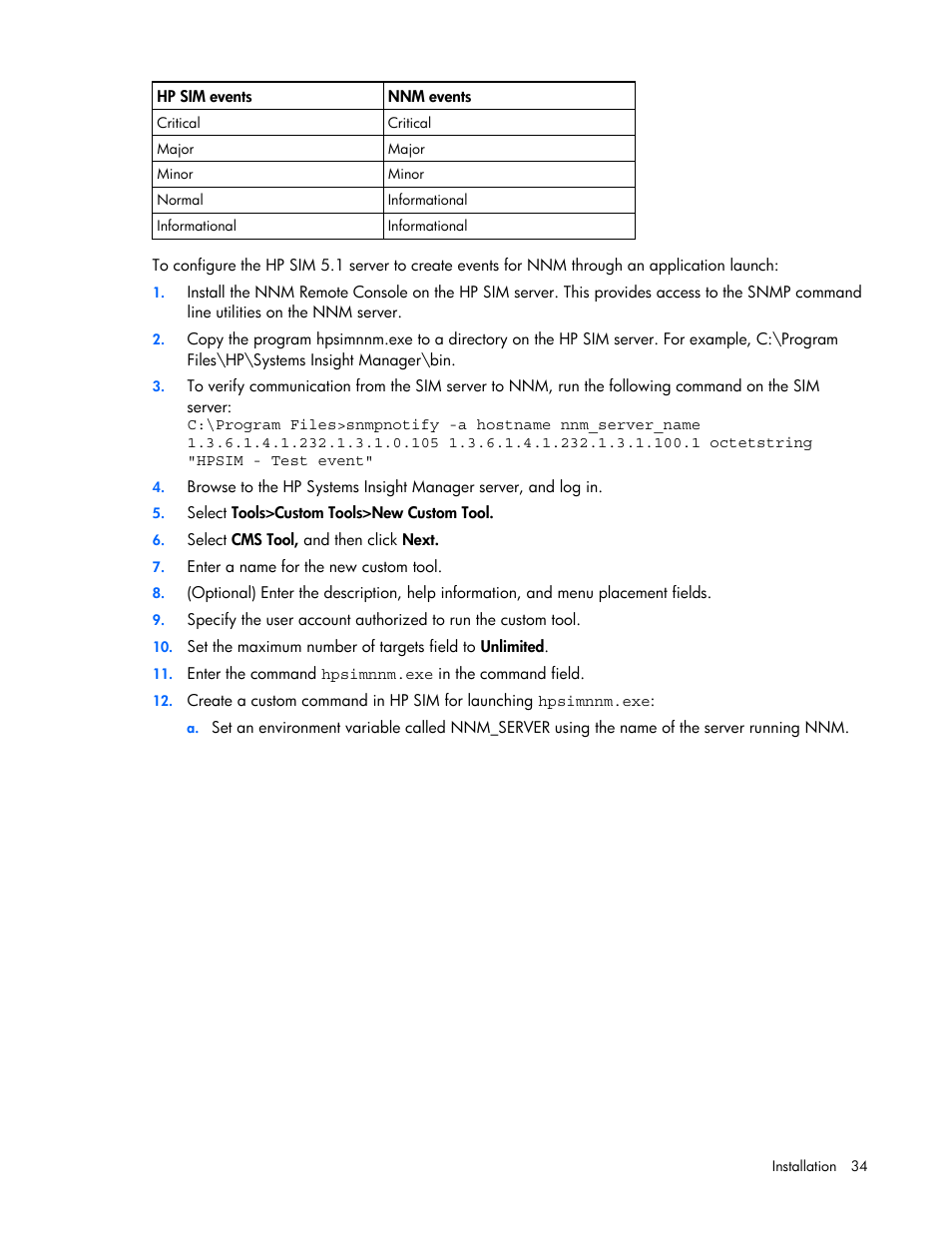 HP Remote Insight Lights-Out Edition II Board User Manual | Page 34 / 105