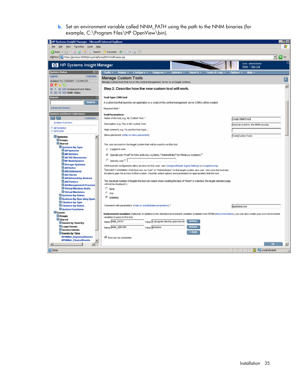 HP Remote Insight Lights-Out Edition II Board User Manual | Page 35 / 105