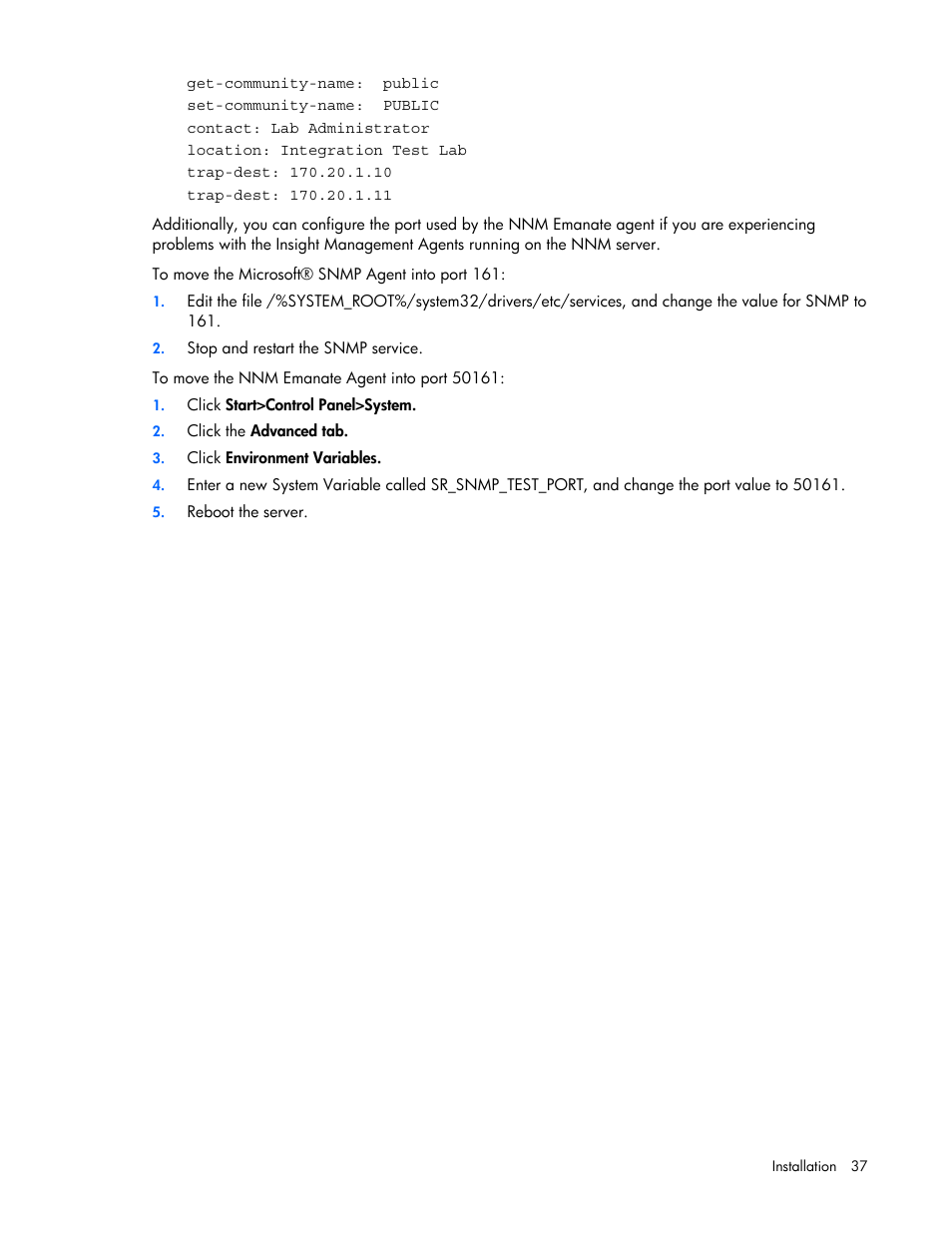 HP Remote Insight Lights-Out Edition II Board User Manual | Page 37 / 105