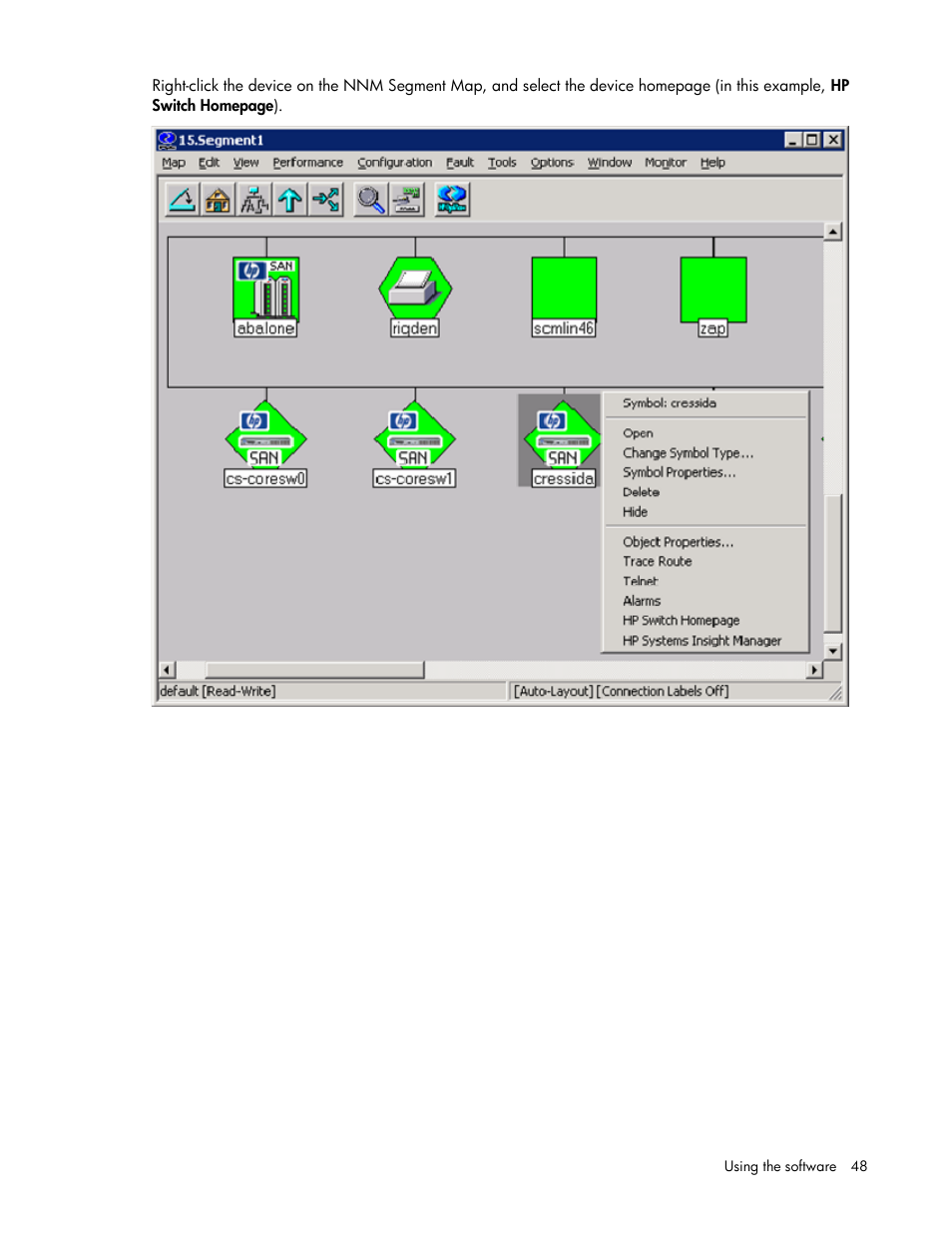 HP Remote Insight Lights-Out Edition II Board User Manual | Page 48 / 105