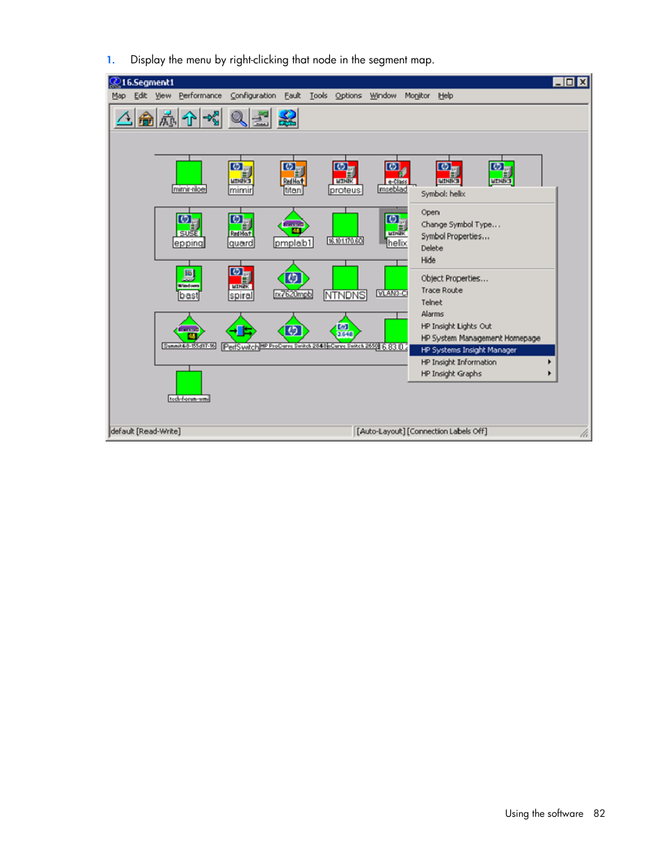 HP Remote Insight Lights-Out Edition II Board User Manual | Page 82 / 105