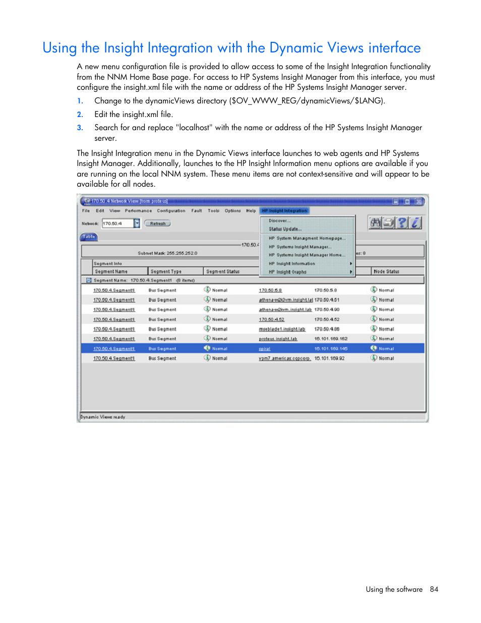 HP Remote Insight Lights-Out Edition II Board User Manual | Page 84 / 105