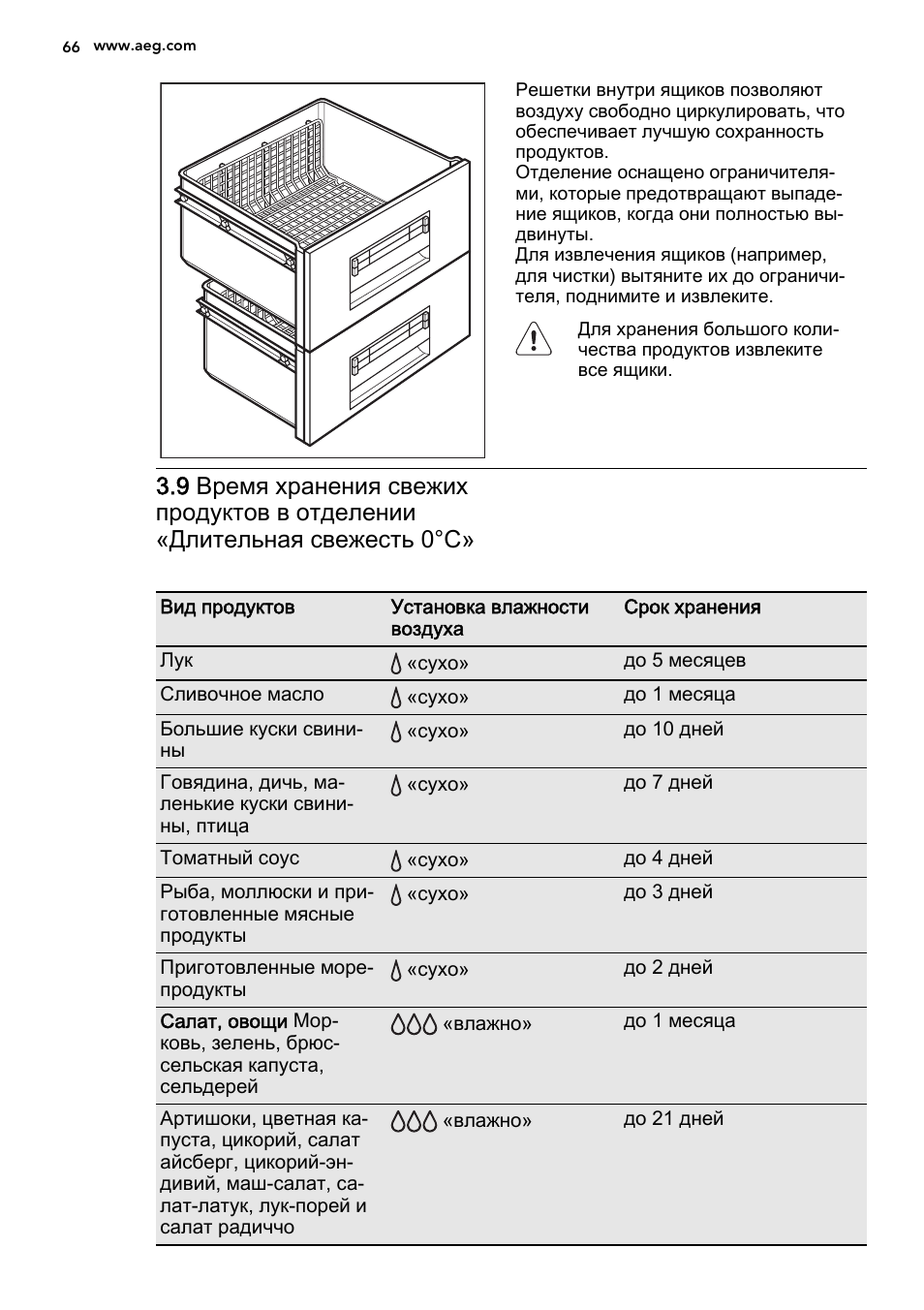 AEG S93000KZM0 User Manual | Page 66 / 80