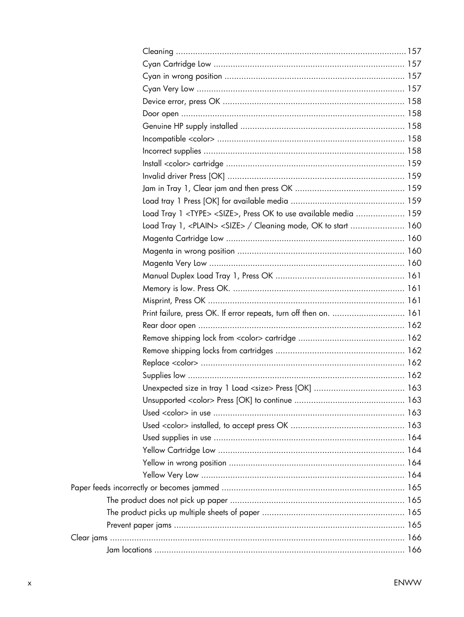 HP LaserJet Pro 200 color MFP M276nw User Manual | Page 12 / 238