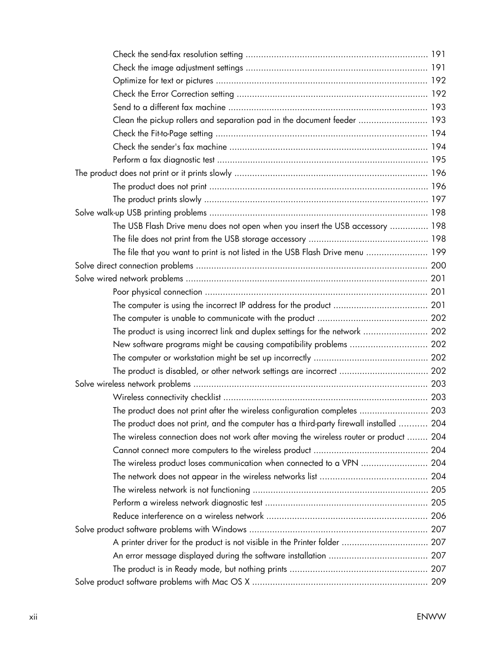 HP LaserJet Pro 200 color MFP M276nw User Manual | Page 14 / 238