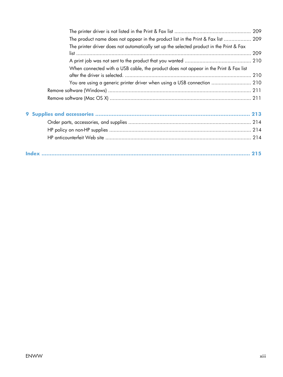 HP LaserJet Pro 200 color MFP M276nw User Manual | Page 15 / 238