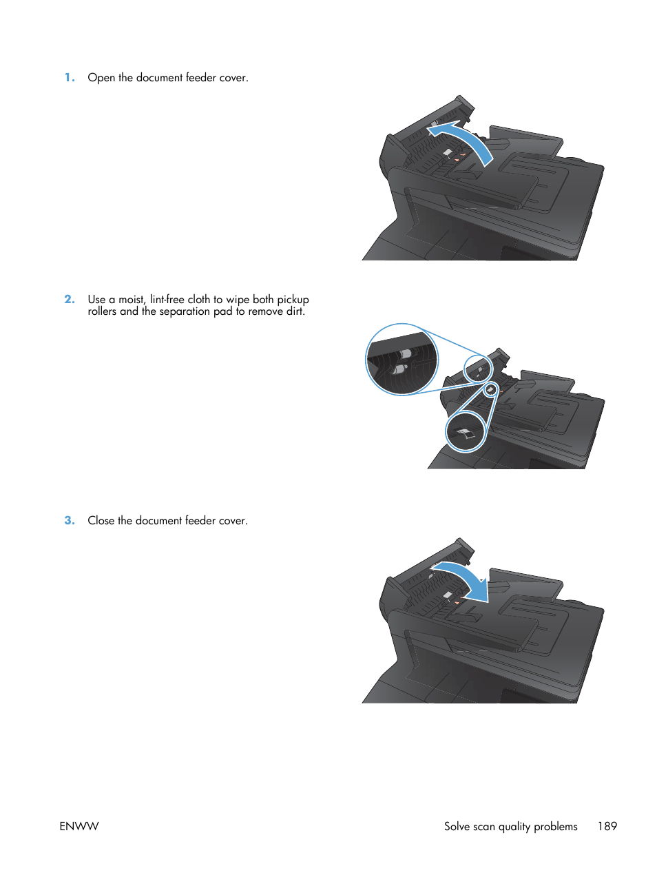 HP LaserJet Pro 200 color MFP M276nw User Manual | Page 205 / 238