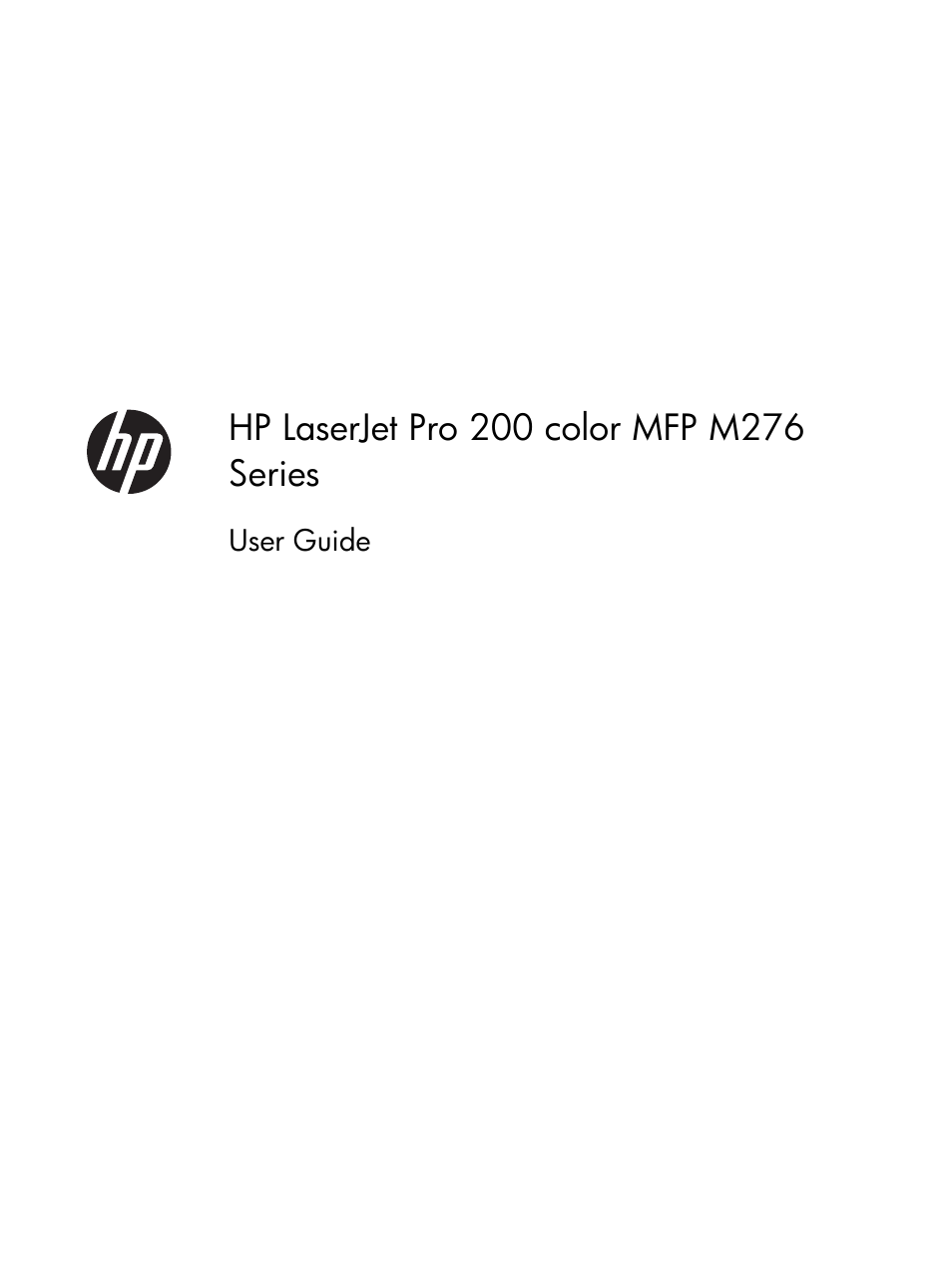 HP LaserJet Pro 200 color MFP M276nw User Manual | Page 3 / 238