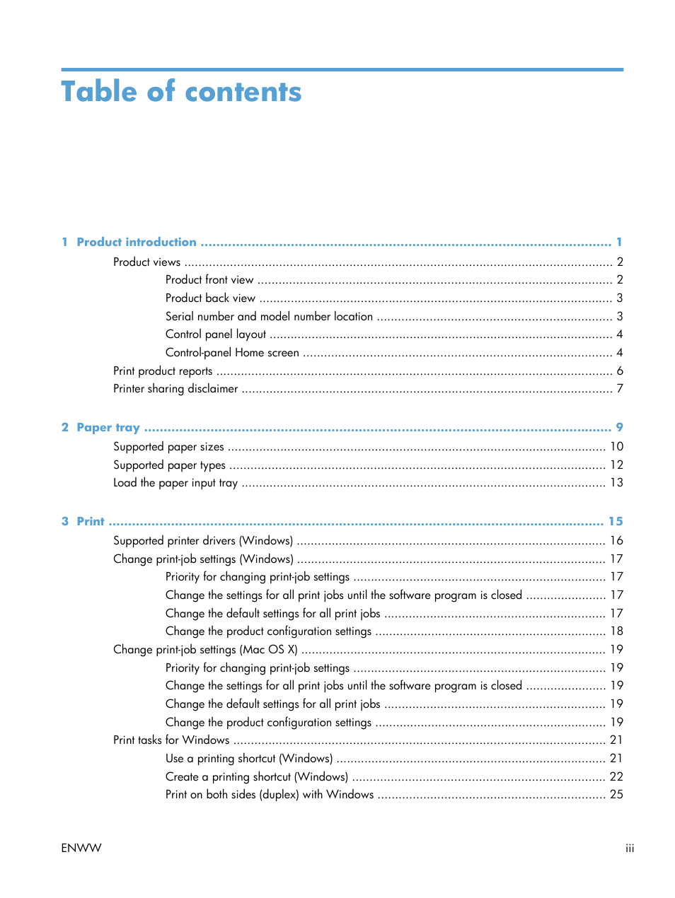 HP LaserJet Pro 200 color MFP M276nw User Manual | Page 5 / 238