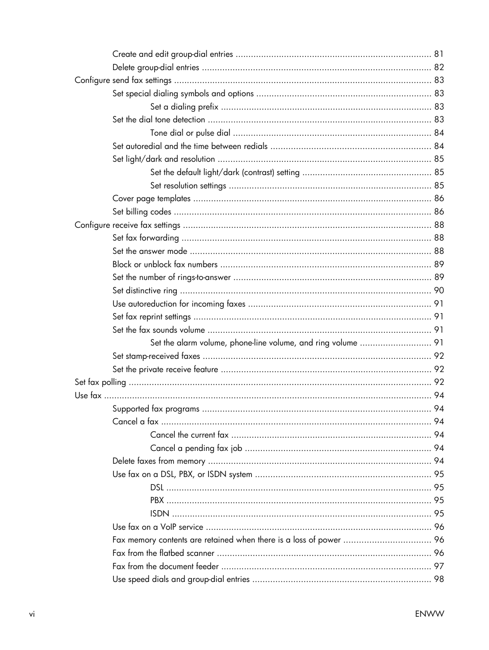 HP LaserJet Pro 200 color MFP M276nw User Manual | Page 8 / 238