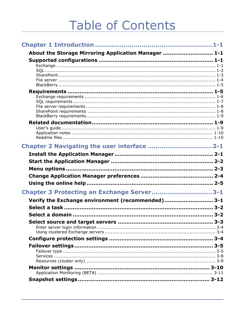 HP Storage Mirroring V4.5 Software User Manual | Page 3 / 163