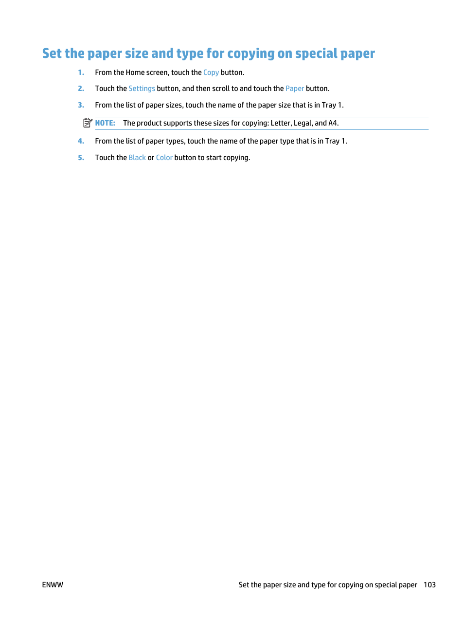 HP LaserJet Pro 500 Color MFP M570 User Manual | Page 117 / 252