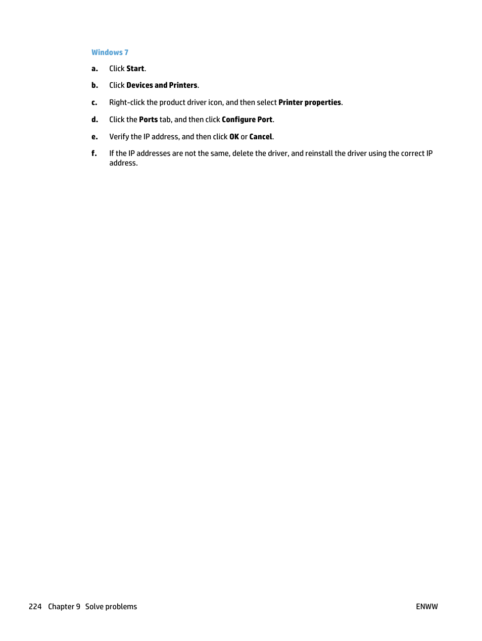 HP LaserJet Pro 500 Color MFP M570 User Manual | Page 238 / 252