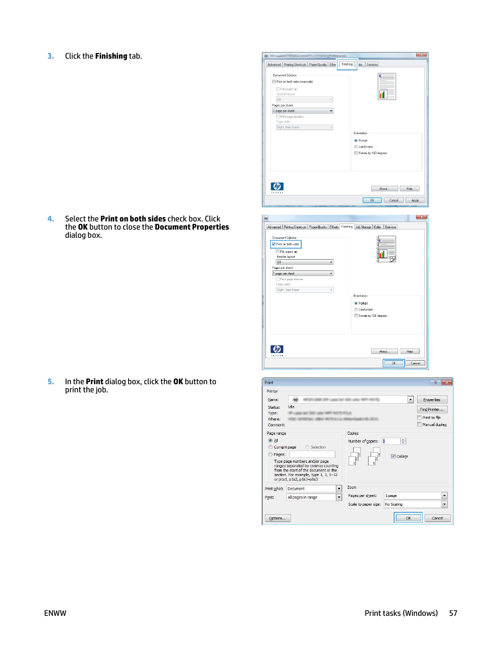 HP LaserJet Pro 500 Color MFP M570 User Manual | Page 71 / 252