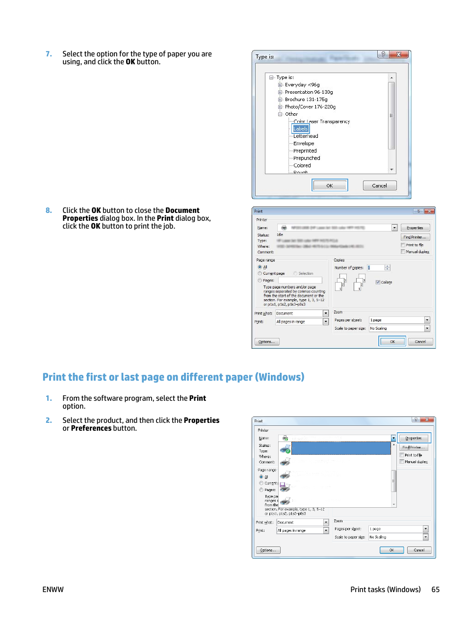 HP LaserJet Pro 500 Color MFP M570 User Manual | Page 79 / 252