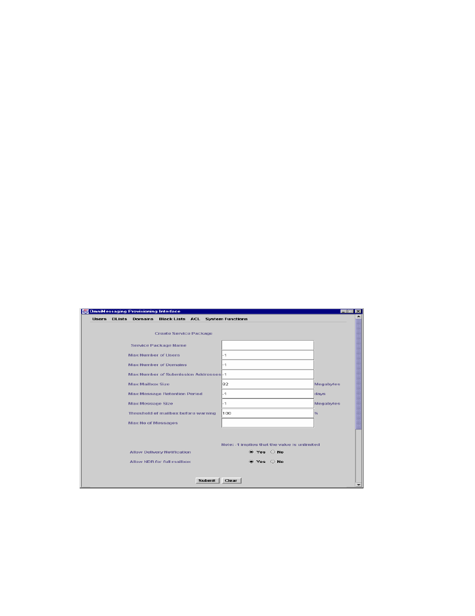 System functions, Omnimessaging provisioning client user guide | HP NonStop G-Series User Manual | Page 15 / 40