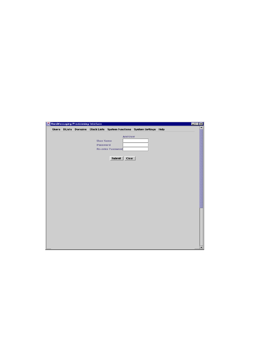 User, Omnimessaging provisioning client user guide | HP NonStop G-Series User Manual | Page 23 / 40
