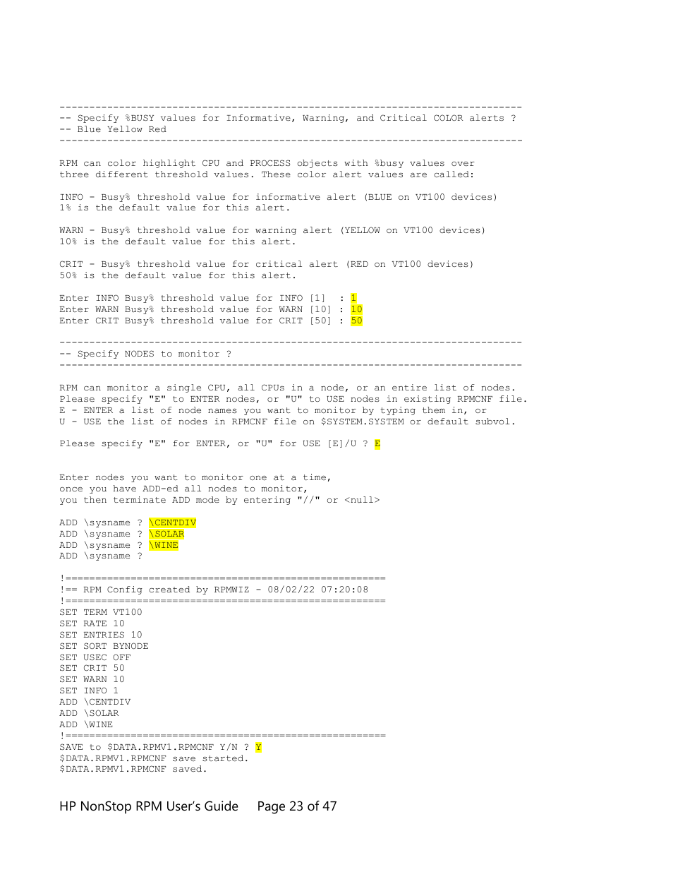HP Integrity NonStop H-Series User Manual | Page 23 / 47