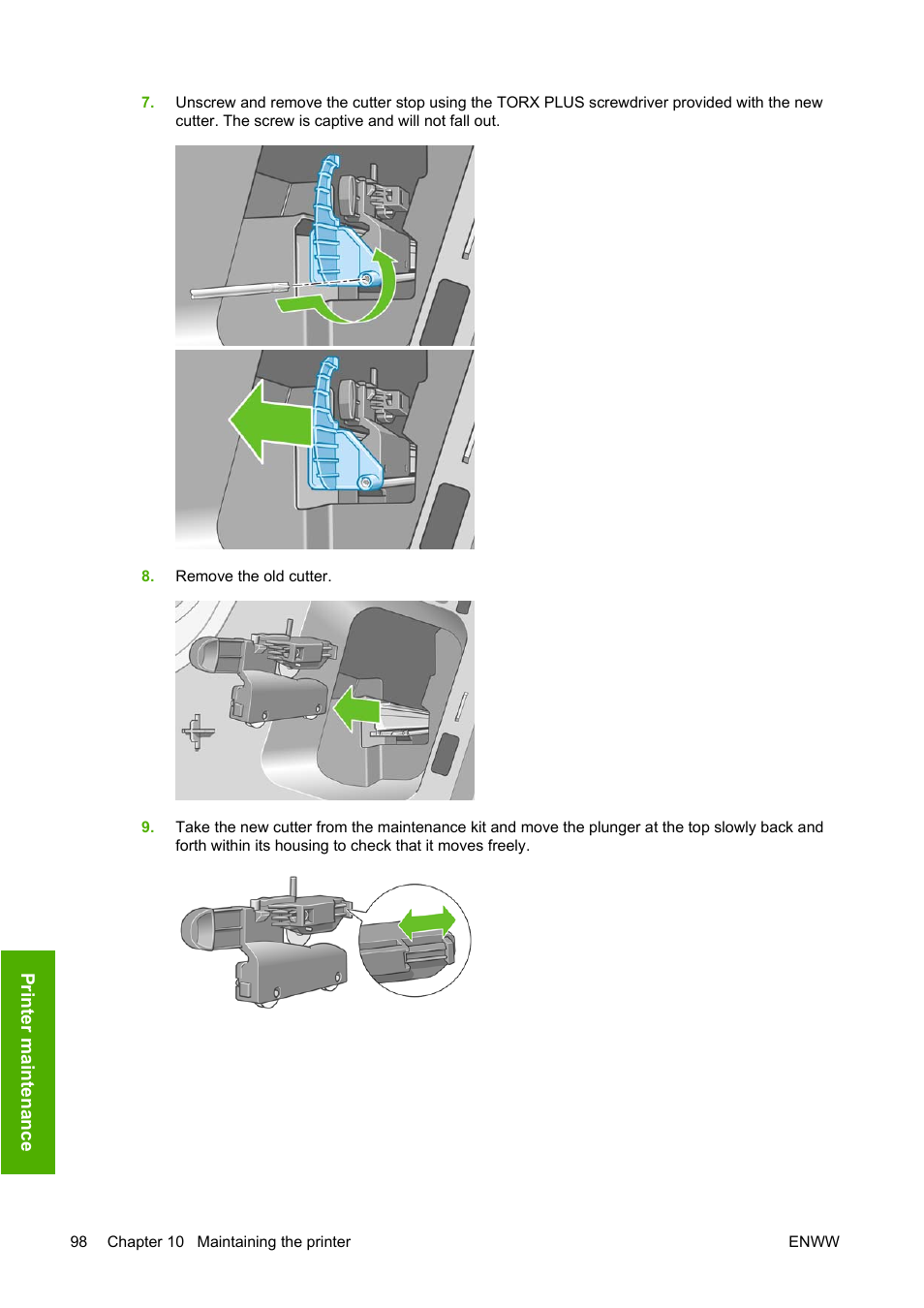 HP Designjet T620 Printer series User Manual | Page 101 / 169