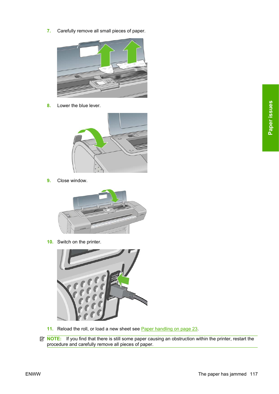 HP Designjet T620 Printer series User Manual | Page 120 / 169