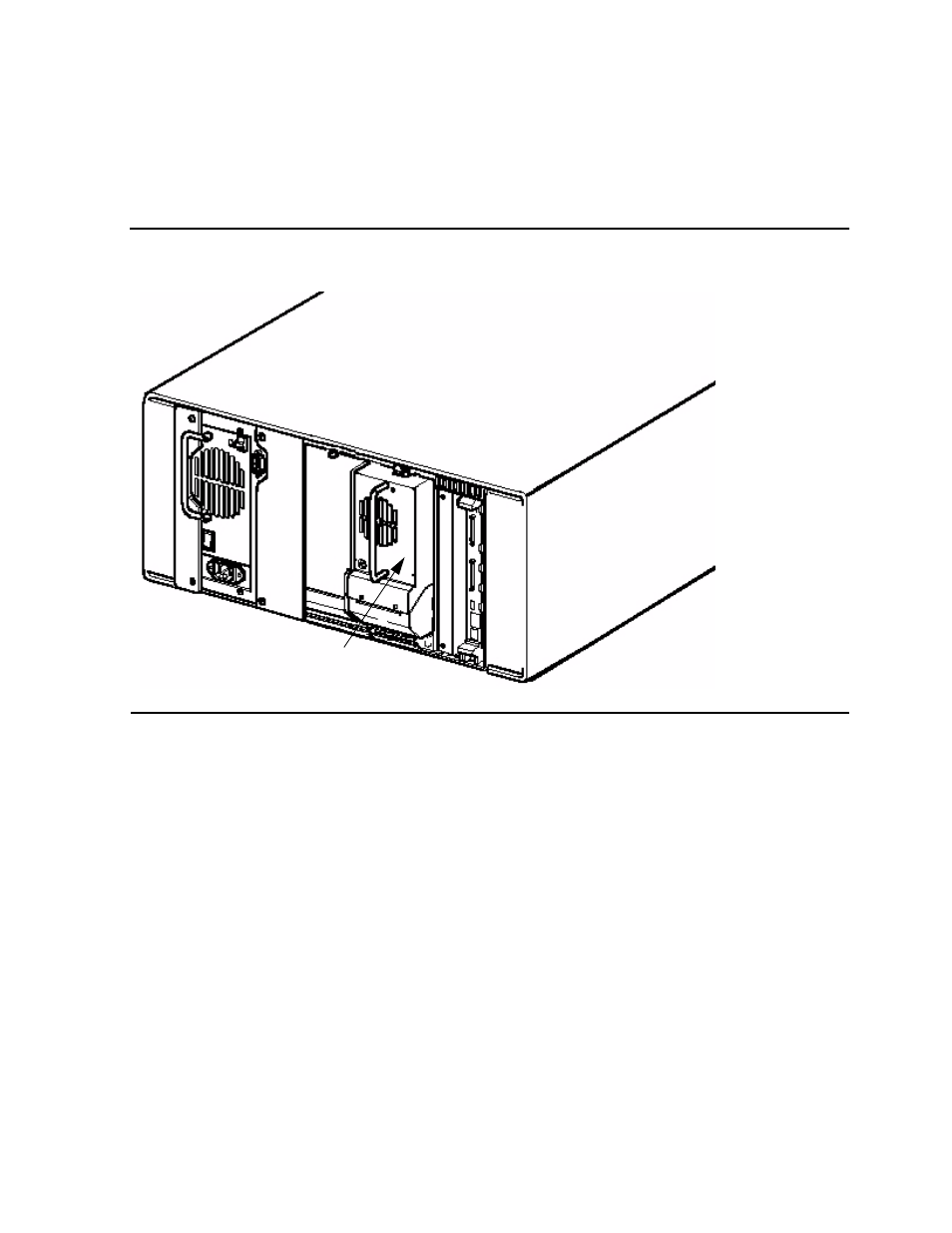 Internal tape drive, Figure 1-2, Rear view of tape drive | HP Integrity NonStop H-Series User Manual | Page 13 / 76