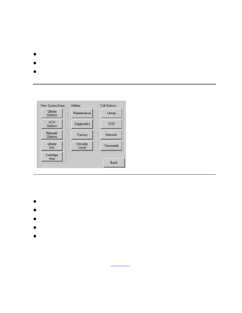 Menu selections, View system data, Acl options | Figure 4-11, Menu screen | HP Integrity NonStop H-Series User Manual | Page 40 / 76