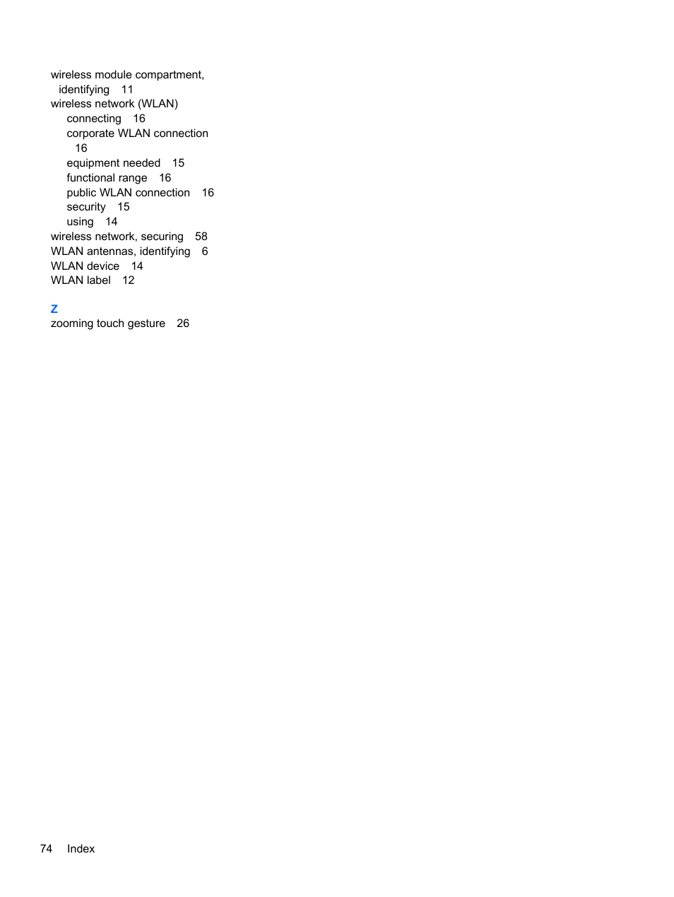 HP Pavilion g4-2235dx Notebook PC User Manual | Page 84 / 84