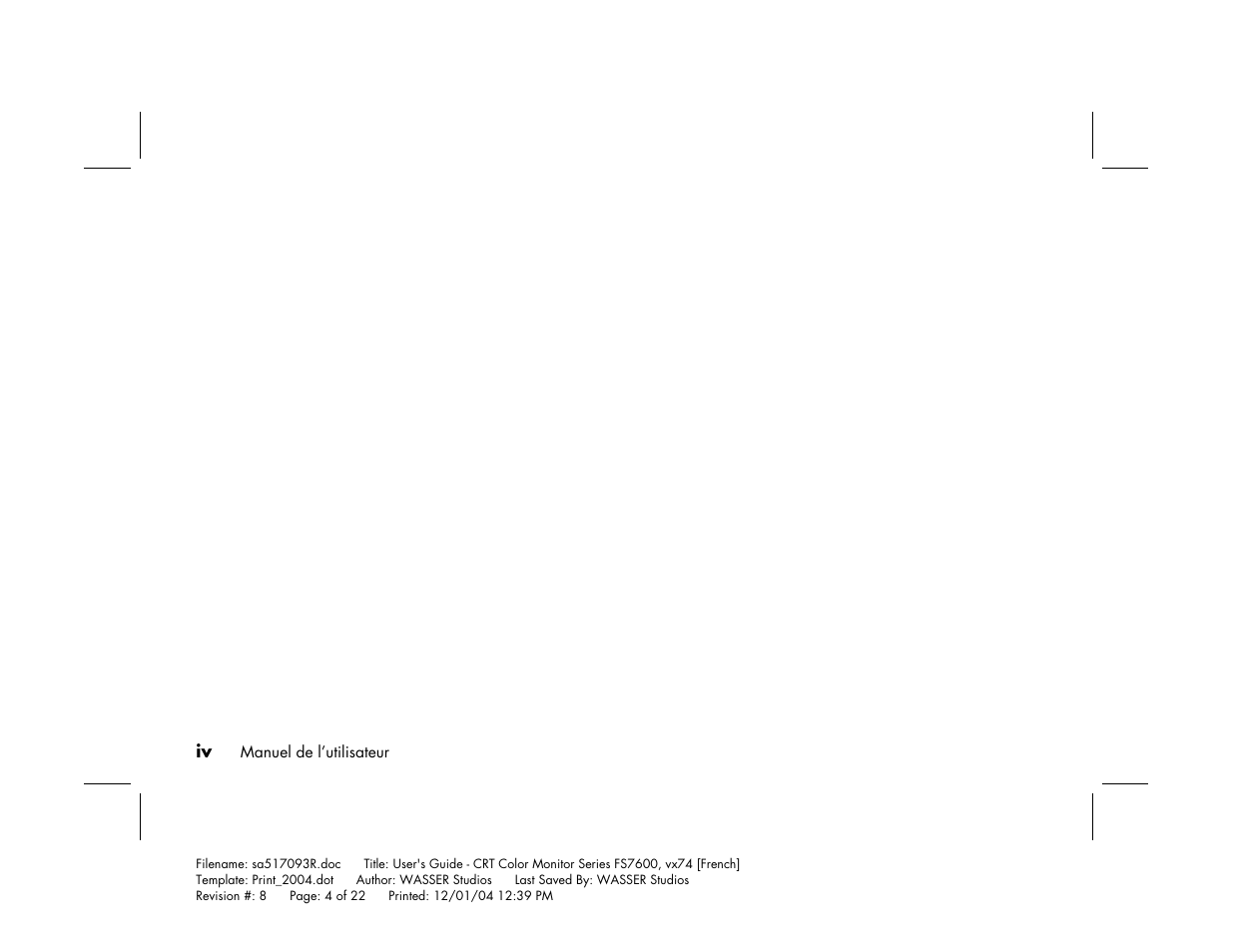 HP mx705c 17 inch Bulk CRT Monitor User Manual | Page 26 / 66