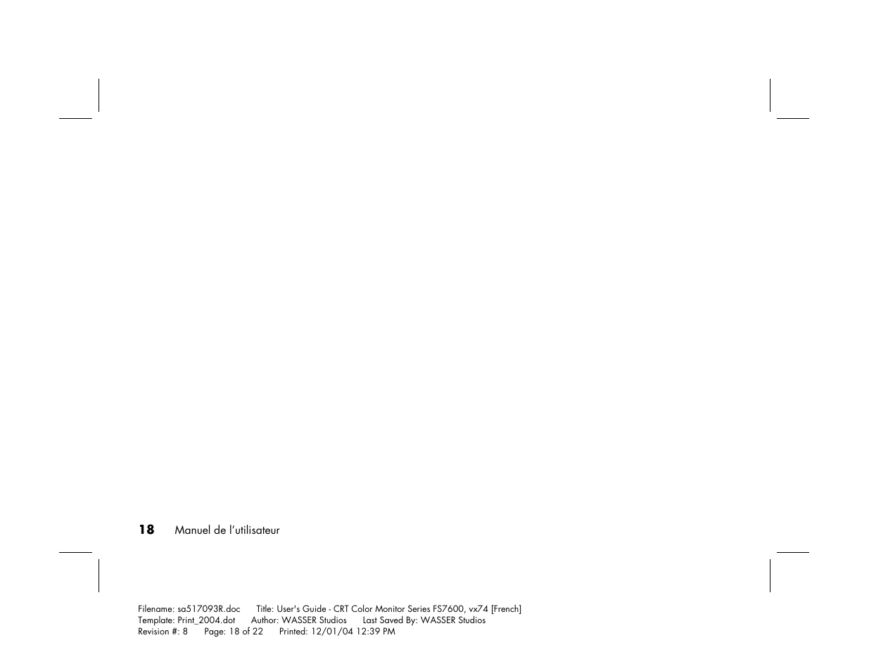 HP mx705c 17 inch Bulk CRT Monitor User Manual | Page 44 / 66