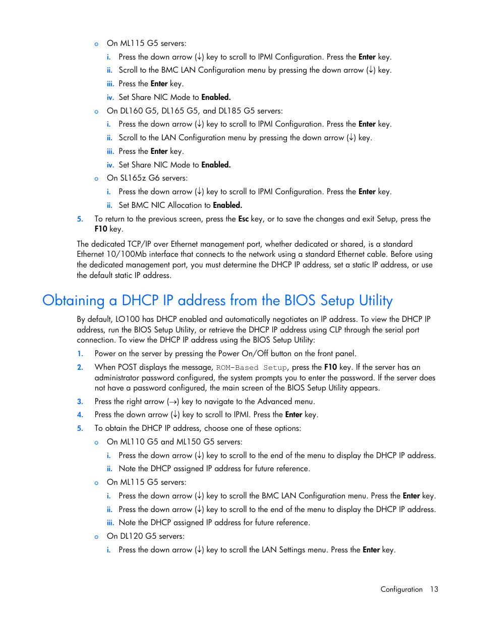 HP ProLiant DL180 Server User Manual | Page 13 / 69