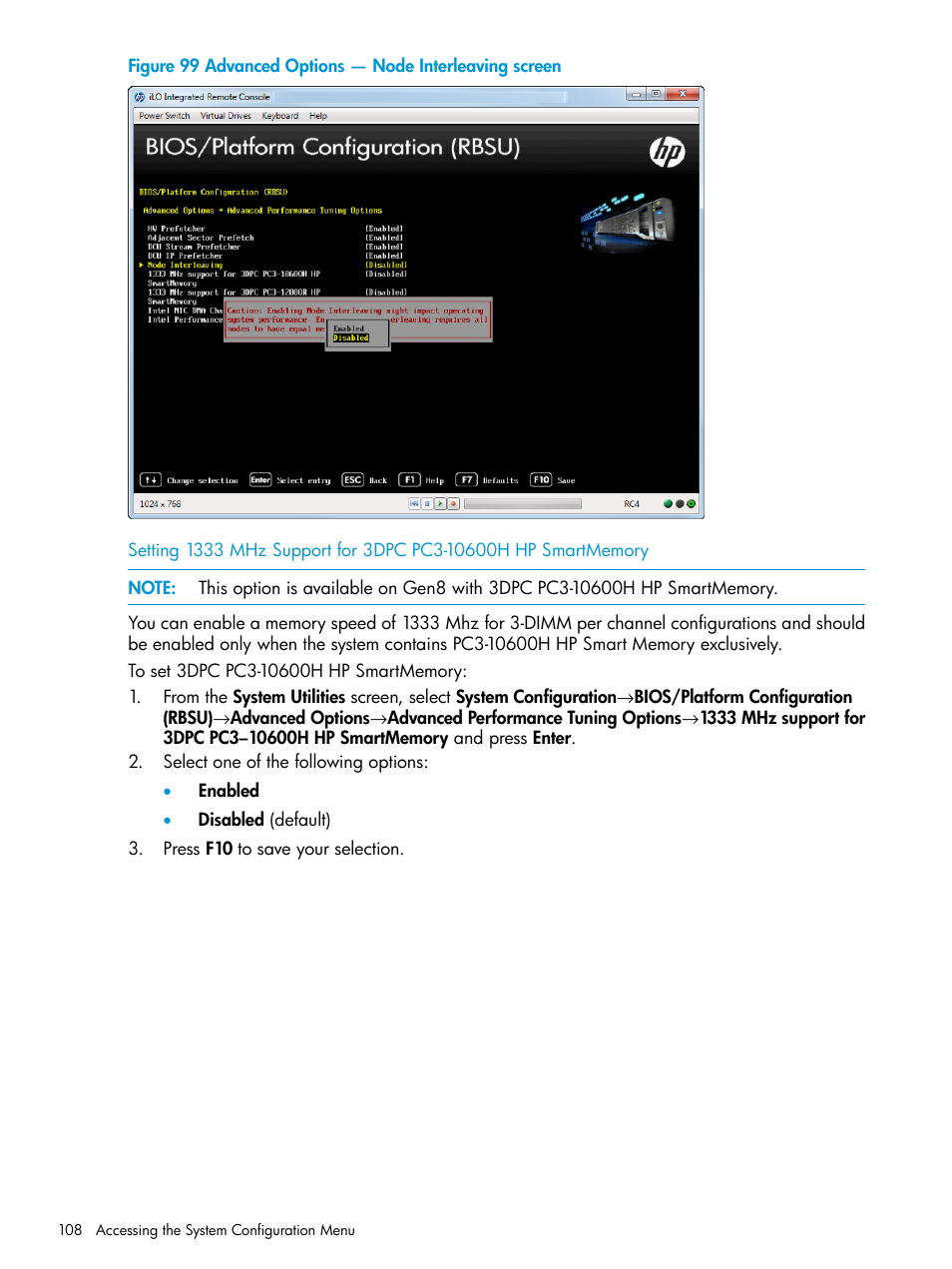 HP Unified Extensible Firmware Interface User Manual | Page 108 / 158