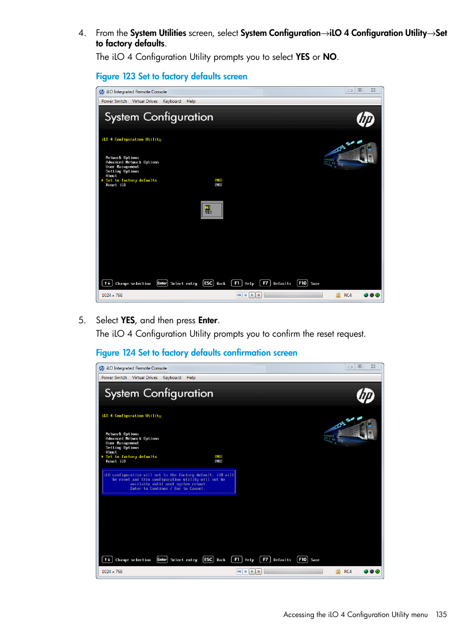 HP Unified Extensible Firmware Interface User Manual | Page 135 / 158