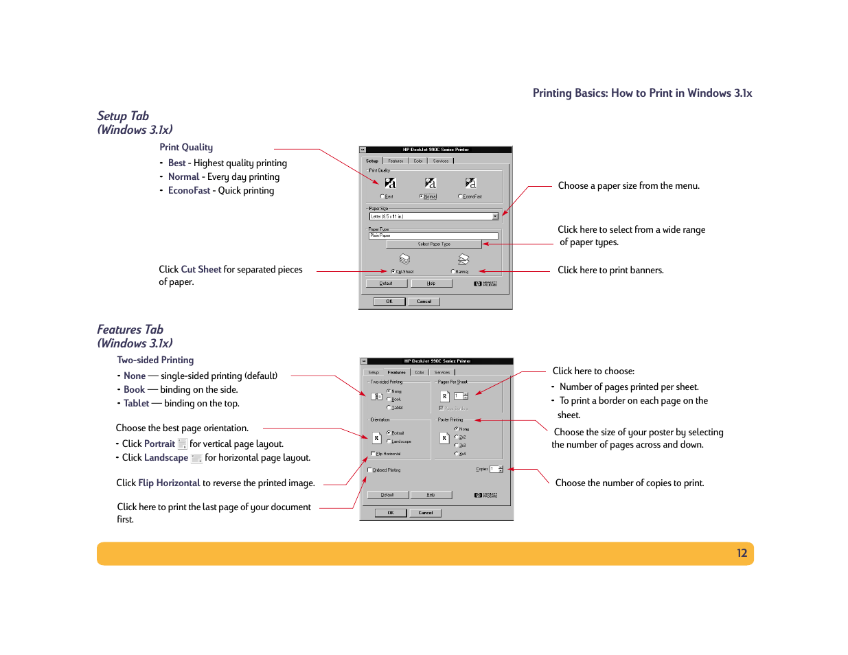 HP Deskjet 990cxi Printer User Manual | Page 12 / 102