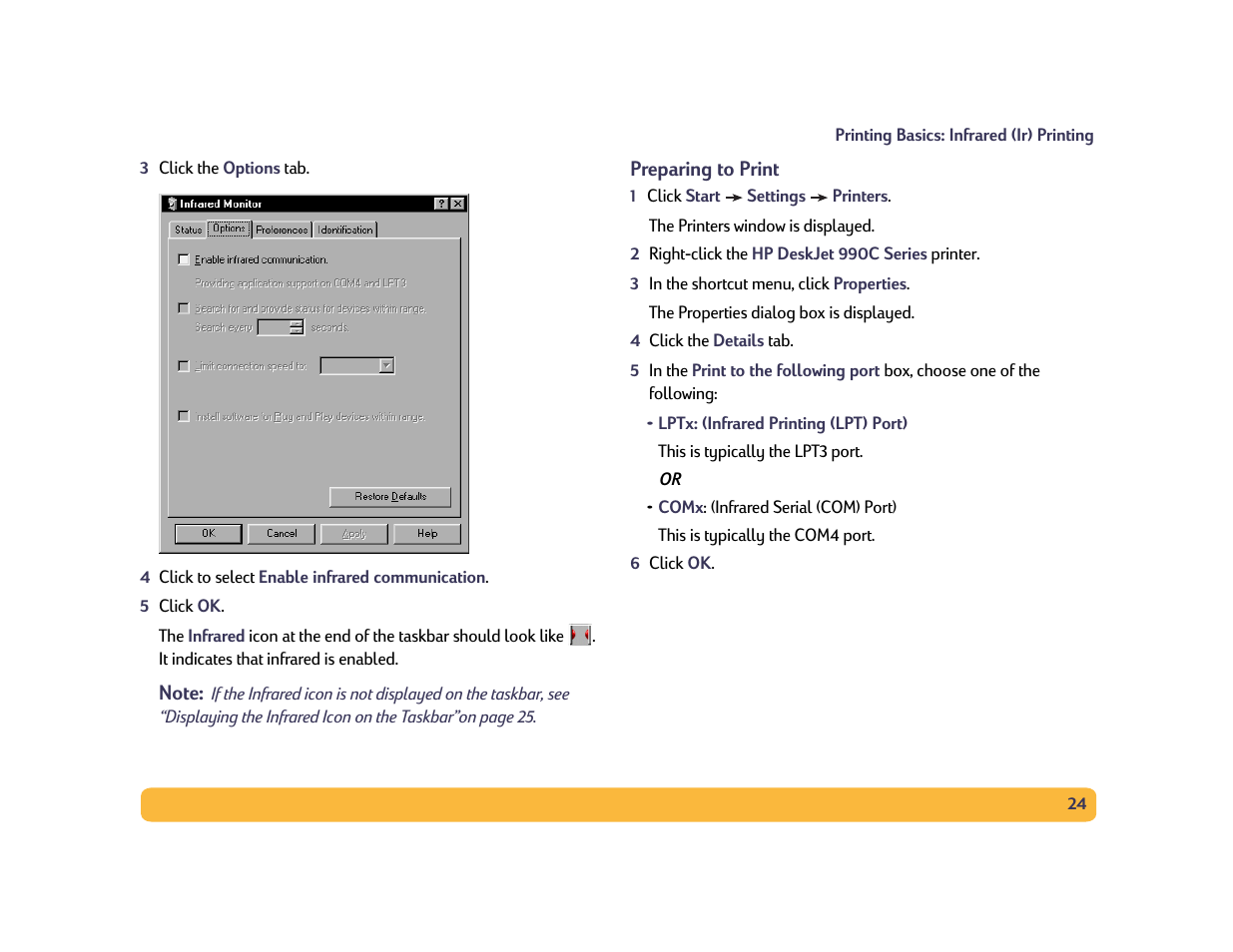 HP Deskjet 990cxi Printer User Manual | Page 24 / 102