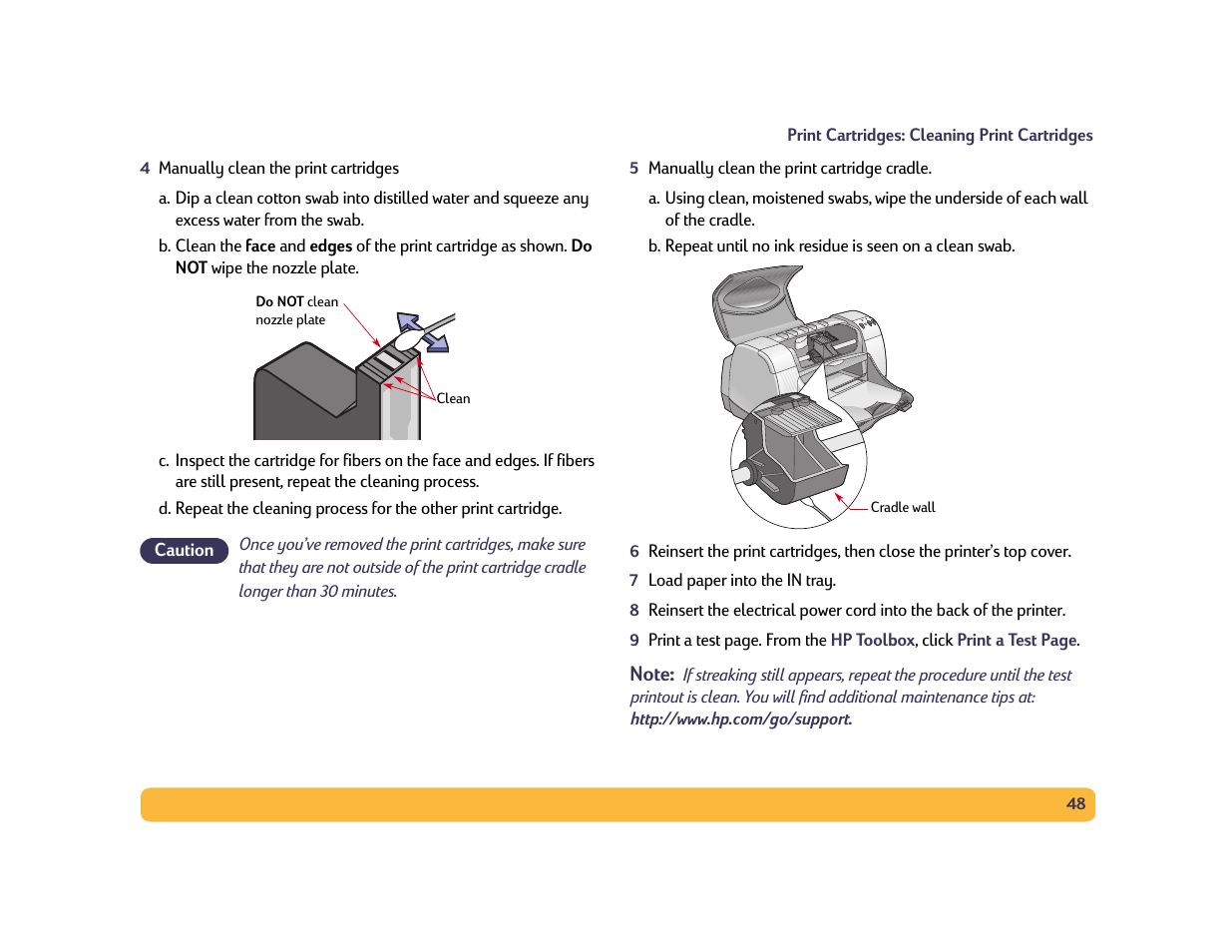 HP Deskjet 990cxi Printer User Manual | Page 48 / 102